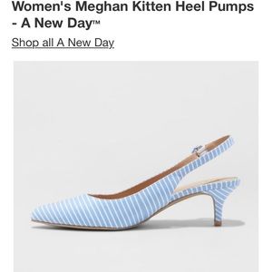 Women's Meghan Kitten Heel Pumps - A New Day™